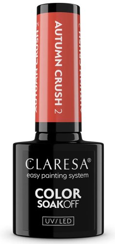 CLARESA - COLOR SOAK OFF UV/LED - AUTUMN CRUSH - Lakier hybrydowy do paznokci - 5 g