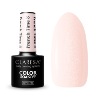 CLARESA - COLOR SOAK OFF UV/LED - FRENCH TIME - Lakier hybrydowy do paznokci - 5 g - 8 - 8