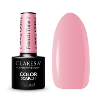 CLARESA - COLOR SOAK OFF UV/LED - FRENCH TIME - Lakier hybrydowy do paznokci - 5 g - 2 - 2