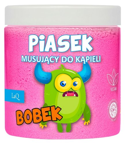 LaQ - Fizzy bath sand - Bobek - 190 g