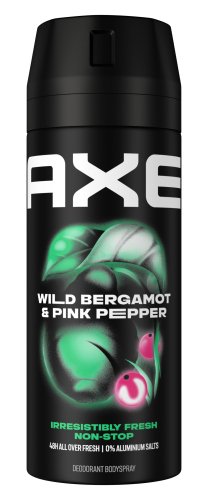AXE - DEODORANT BODYSPRAY - Dezodorant w aerozolu dla mężczyzn - WILD BERGAMOT & PINK PEPPER - 150 ml