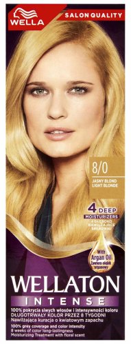 WELLA - WELLATON - INTENSE - Farba do włosów - 8/0 JASNY BLOND