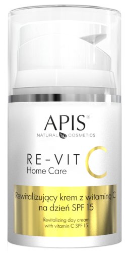 APIS - Re-Vit C Home Care - Revitalizing Day Cream - Rewitalizujący krem na dzień z witaminą C SPF15 - 50 ml