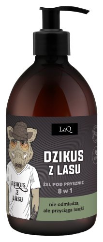 LaQ - Żel pod prysznic dla mężczyzn 8w1 - Dzikus z Lasu - 500 ml