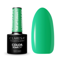 CLARESA - SOAK OFF UV/LED - Full of Colours  - Lakier hybrydowy do paznokci - 5 g - 5 - 5