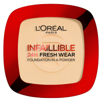 L'Oréal - INFAILLIBLE 24H Fresh Wear - Foundaton In A Powder - Podkład do twarzy w pudrze - 9 g - 120 Warm - 120 Warm