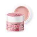 CLARESA - SOFT & EASY Builder Gel UV/UVA - Żel budujący - 12 g   - Natural  - Natural 