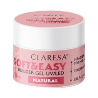 CLARESA - SOFT & EASY Builder Gel UV/UVA - Żel budujący - 12 g  