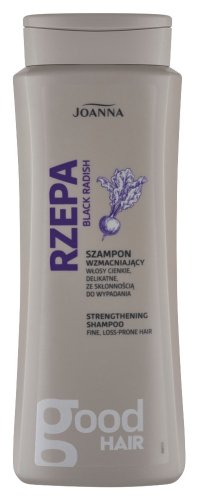 Joanna - Rzepa - Black Radish Shampoo - Wzmacniający szampon do włosów cienkich i ze skłonnością do wypadania - 400 ml