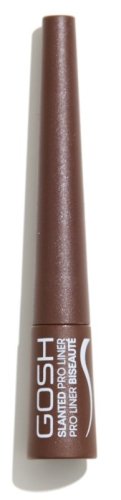 GOSH - Slanted Pro Liner - Eyeliner w płynie - 003 Matt Brown