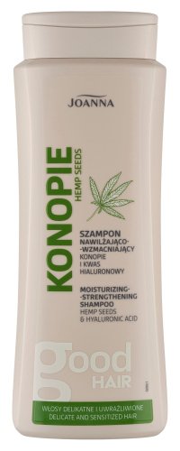 Joanna - Cannabis Seed Shampoo - Moisturizing and strengthening shampoo - For delicate and sensitized hair - 400 ml