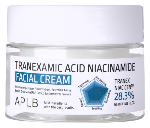 APLB - Tranexamic Acid Niacinamide Facial Cream - Krem do twarzy z kwasem traneksamowym i niacynamidem - 55 ml