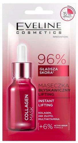 Eveline Cosmetics - Collagen Mask - Maseczka błyskawiczny lifting do twarzy - 8 ml
