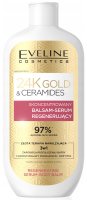 Eveline Cosmetics - 24K GOLD & CERAMIDES - Regenerating Serum-Body Balm - Skoncentrowany balsam-serum regenerujący 3w1 - 400 ml 