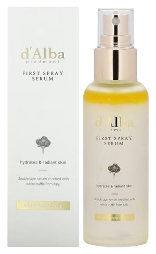 d'Alba - White Truffle First Spray Serum - סרום מבהיר ומעניק לחות לפנים במיסט - 100 מ"ל