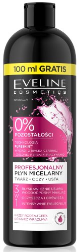 Eveline Cosmetics - Profesjonalny płyn micelarny 3w1 - 500 ml