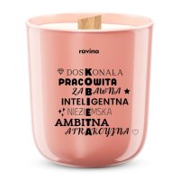 Ravina - Wood Wick - Scented Candle - Sojowa świeca zapachowa - KOBIETA - 175 g