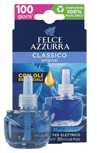 FELCE AZZURRA - Electric Refill - Replacement Refill for Electric Air Freshener - Classico - 20 ml
