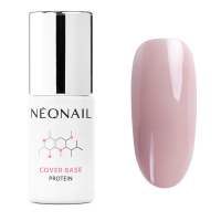 NeoNail - COVER BASE PROTEIN - Proteinowa, koloryzująca baza do paznokci - 7,2 ml  - 12390-7 Soft Nude - 12390-7 Soft Nude