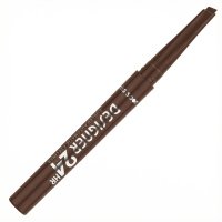 Miss Sporty - Designer 24H Angled Automatic Eyeliner - Automatyczny eyeliner w kredce - 002 Fab Brown