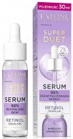 Eveline Cosmetics - SUPER DUET - Serum do twarzy na noc z kompleksem retinolu i skwalanu - 30 ml