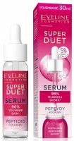 Eveline Cosmetics - SUPER DUET - Serum do twarzy z kompleksem peptydów i kolagenu - 30 ml