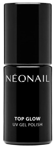 NeoNail - Top Glow UV Gel Polish - Top hybrydowy z błyszczącymi drobinkami - 12247-7 Gold Flakes - 7,2 ml