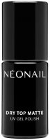 NeoNail - Dry Top Matte UV Gel Polish - Matowy top hybrydowy - Bez przemywania - 11598-7 - 7,2 ml