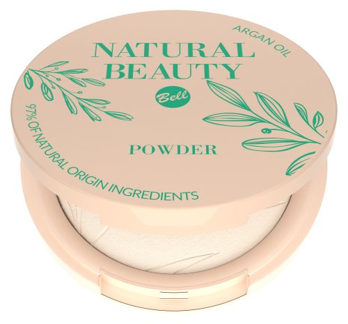 Bell - Natural Beauty Powder - Puder do twarzy z olejem arganowym - 9 g