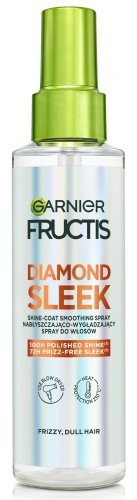 GARNIER - FRUCTIS - Diamond Sleek - Shine Coat Smoothing Spray - ספריי החלקה לשיער - 150 מ״ל