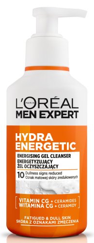 L'Oréal - MEN EXPERT - HYDRA ENERGETIC - Energising Gel Cleanser - Energetyzujący żel oczyszczający - Skóra zmęczona - 260 ml