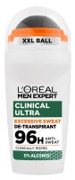 L'Oréal - MEN EXPERT - Clinical Ultra - 96H Anti-Perspirant - Antyperspirant w kulce dla mężczyzn - 50 ml