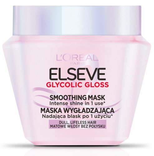 L'Oréal - ELSEVE - Glycolic Gloss - Smoothing Mask - Hair Smoothing Mask - 300 ml
