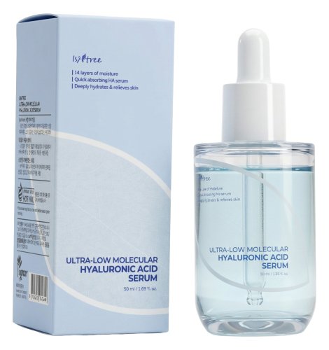 ISNTREE - Ultra-Low Molecular Hyaluronic Acid Serum - Serum do twarzy - 50 ml