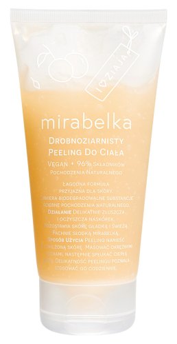 ZIAJA - Owocowa Pielęgnacja - Drobnoziarnisty peelingujący do ciała - Mirabelka - 160 ml
