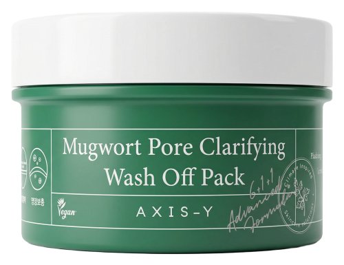 AXIS-Y - Mugwort Pore Clarifying Wash Off Pack - Oczyszczająca maska do twarzy z bylicą - 100 ml