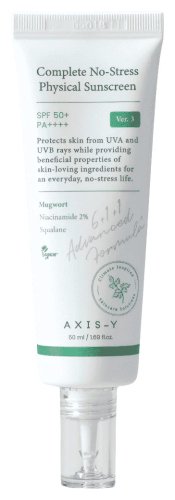 AXIS-Y - Complete No-Stress Physical Sunscreen SPF50+/PA++++ - Ochronny krem przeciwsłoneczny - 50 ml