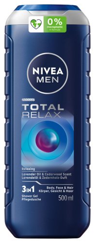 Nivea - Men - Total Relax 3in1 Shower Gel - Żel pod prysznic 3w1 dla mężczyzn - 500 ml
