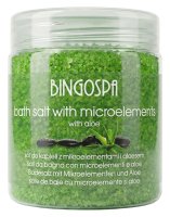 BINGOSPA - Aloe Salt - Sól do kąpieli z mikroelementami i aloesem - 550 g