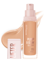 MAYBELLINE - LIFTER PLUMP & GLOW - SPF15 Foundation - Rozświetlający podkład do twarzy - 30 ml  - 119 - 119