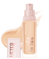 MAYBELLINE - LIFTER PLUMP & GLOW - SPF15 Foundation - Rozświetlający podkład do twarzy - 30 ml  - 90 - 90
