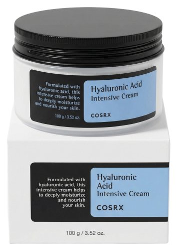 COSRX - Hyaluronic Acid Intensive Cream - Silnie nawilżający krem z kwasem hialuronowym - 100 ml