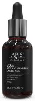 APIS - Professional - AML Complex - 30% Azelaic, Mandelic, Lactic Acid - Kompleks eksfoliujący 30% - Kwas azelainowy, migdałowy i mlekowy - 30 ml 