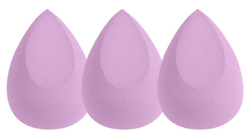 Ibra - MAKE UP BLENDER SPONGE - Zestaw gąbeczek do makijażu - Fioletowe - 3 szt
