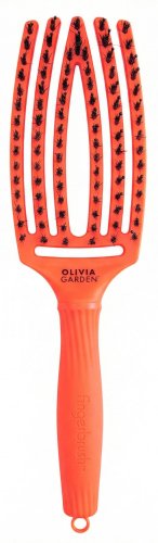 Olivia Garden - FingerBrush - Care Ionic - Boar & Nylon - Szczotka do rozczesywania włosów - Orange Dream - Medium 