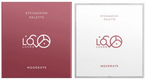 LOVRO - Eyeshadow Palette - Paleta cieni do powiek - Moderate - 8 g 