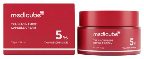 Medicube - TXA Niacinamide Capsule Cream - Rozjaśniający krem do twarzy z niacynamidem i kwasem traneksamowym w kapsułkach - 55 g