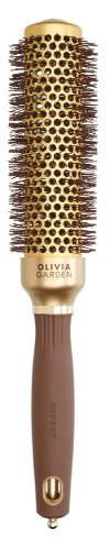 Olivia Garden - Expert Blowout Speed - Szczotka do modelowania włosów - Gold & Brown - 35 mm