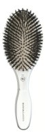 Olivia Garden - Expert Care Oval - Ceramic Boar Bristle Brush - Silver 