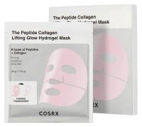COSRX - The Peptide Collagen Lifting Glow Hydrogel Mask - Zestaw 3 hydrożelowych maseczek do twarzy - 3 x 34 g